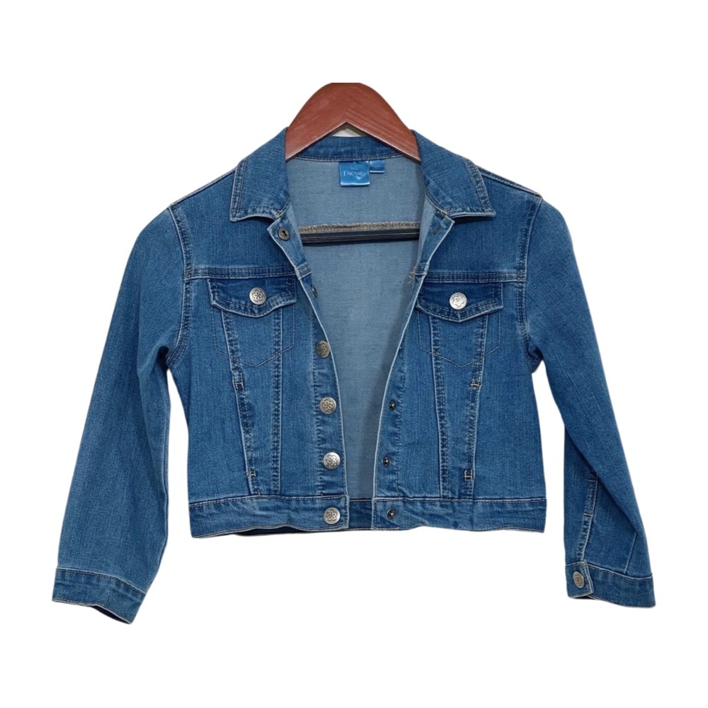Disney Encanto Girls Floral Butterfly Denim Jean jacket Size Size 6/6X